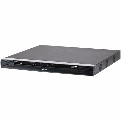 Aten KN2124VB KVM Switchboxes Aten 1-local/2-remote Access 24-port Multi-interface Cat 5 Kvm Over Ip Switch - 1 Local User(s) - 2  672792014093