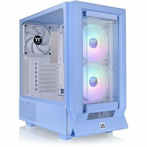 Thermaltake CA-1Z3-00MFWN-00 Computer Cases Thermaltake Ceres 350 Mx Hydrangea Blue Mid Tower Chassis - Mid-tower - Hydrangea Blue - Tempered Gl Ca1z300mfwn00 841163094372