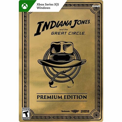 Microsoft G7Q-00338 Softwares Microsoft Indiana Jones And The Great Circle Premium Edition - Action/adventure Game - Electronic -  G7q00338 196388244409