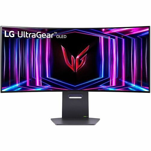 Lg 34GS95QE-B.AUS Monitors Lg Ultragear 34gs95qe-b 34" Class Uw-qhd Curved Screen Gaming Oled Monitor - 21:9 - True Black - 33. 34gs95qebaus 195174074633