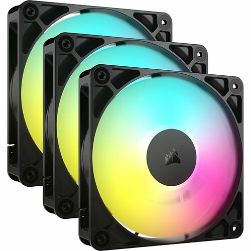 Corsair CO-9050181-WW Processor/Case Fans Corsair Rs120 Argb 120mm Pwm Fans - Triple Pack - 3 Pack - 4.72" Maximum Fan Diameter - 1 X Fan(s) - Co9050181ww 840006684138