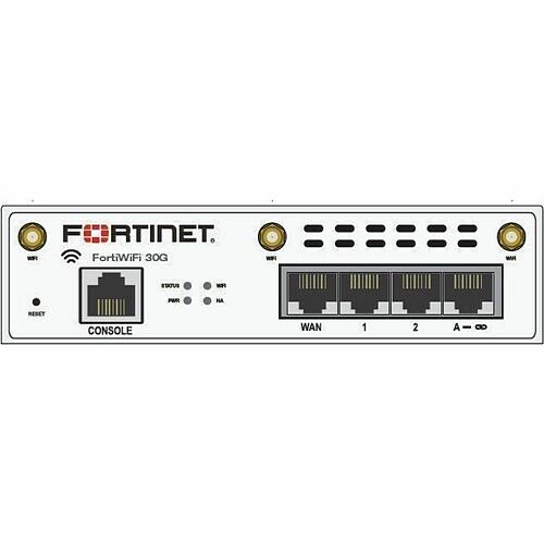 Fortinet FWF-30G-A-BDL-950-60 Network Security & Firewalls Fortinet Fortiwifi 30g Network Security/firewall Appliance - Intrusion Prevention - 4 Port - 1000bas Fwf30gabdl95060 195875321234