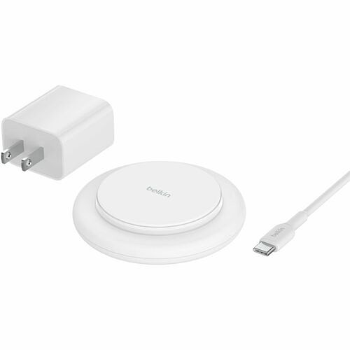 Belkin WIA009TTWH Chargers Belkin Boostcharge Magnetic Wireless Charging Pad With Qi2 15w - For Qi2-enabled Device, Iphone, Ear 745883887743