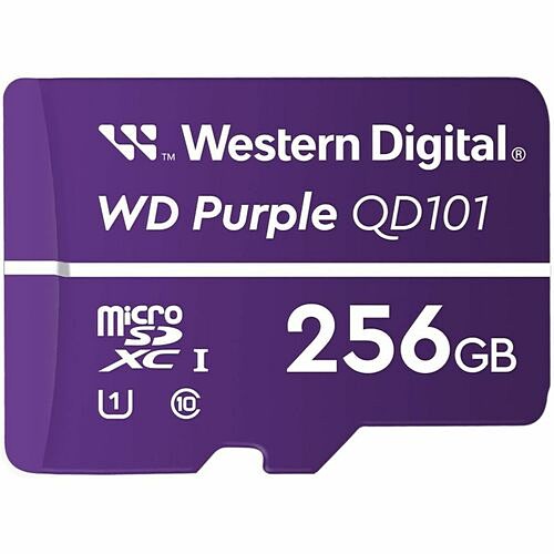Sandisk WDD256G1P0C-85AEL0 Memory Cards Sandisk Purple Wdd256g1p0c-85ael0 256 Gb Microsdxc - 3 Year Warranty Wdd256g1p0c85ael0 0718037874951