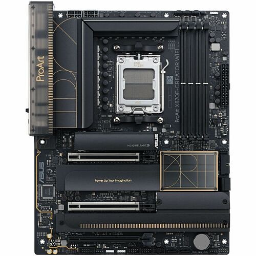 Asus PROART X870E-CREATOR WIFI Motherboards Asus Proart X870e-creator Wifi Gaming Desktop Motherboard - Amd X870e Chipset - Socket Am5 - Atx - R Proartx870ecreatorwifi 197105730779