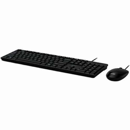 Acer GP.ACC11.03L Keyboard & Mouse Combos Acer Wired Keyboard And Mouse - Aak400 - Cable Keyboard - Black - Cable Mouse - Black - Retail (gp.a Gpacc1103l 195133268165