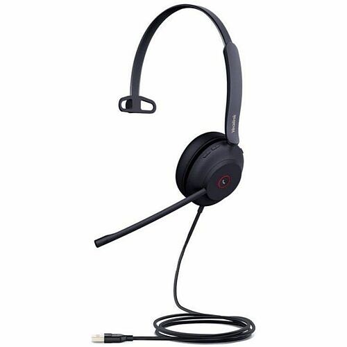 Yealink UH37 MONO UC USB-C/A Headsets/Earsets Yealink Uh37 Mono Headset - Microsoft Teams Certification - Mono - Usb Type C - Wired - 20 Hz To 20  Uh37monoucusbca 841885122995