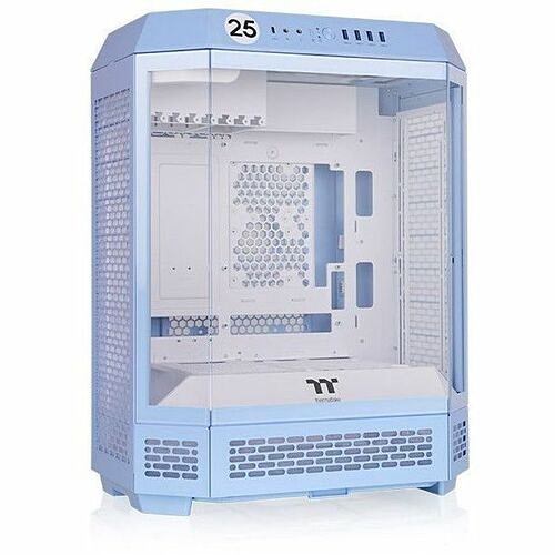 Thermaltake CA-1Z1-00MFWN-00 Computer Cases Thermaltake The Tower 600 Hydrangea Blue Mid Tower Chassis - Mid-tower - Hydrangea Blue - Tempered G Ca1z100mfwn00 841163095690