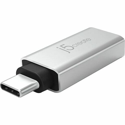 J5create JUCX15 Connector Adapters J5create Usb-c To Usb Type-a 3.1 Adapter - 1 X Usb Type C - Male - 1 X Usb 3.1 Type A - Female - Whi 847626003547