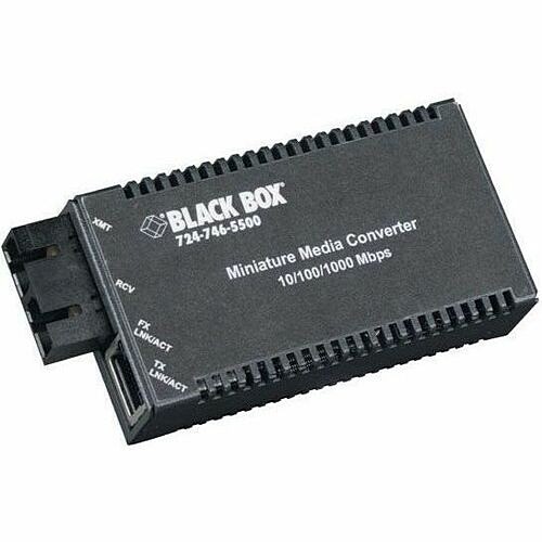 Black Box LGC120A-R4 Transceivers/Media Converters Black Box Multipower Miniature Transceiver/media Converter - 1 X Network (rj-45) - 1 X Sc Ports - Du Lgc120ar4 822088279228
