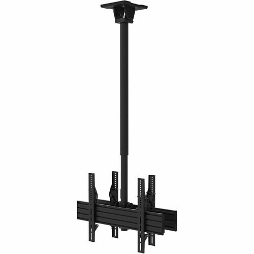 Kanto CM600BTB Mounting Kits Kanto Ceiling Mount For Tv, Display Screen, A/v Equipment - Height Adjustable - 2 Display(s) Support 800152722399
