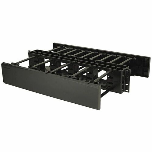 C2g DHMC2RUW Cable Management Ortronics Horizontal Cable Manager, Double Sided, 2 Rack Unit, White - Horizontal Cable Manager - Wh 662875288220