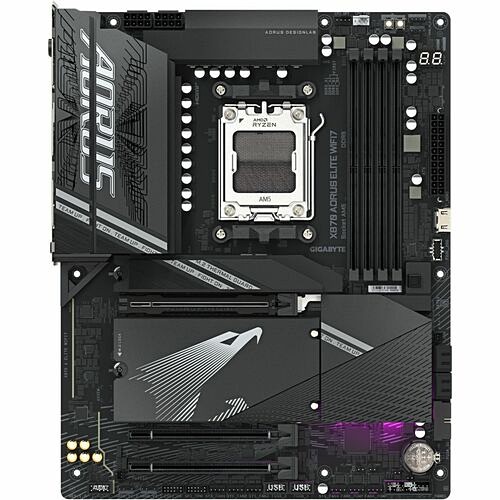 Gigabyte X870 AORUS ELITE WIFI7 Motherboards Aorus Ultra Durable X870 Aorus Elite Wifi7 Gaming Desktop Motherboard - Amd X870 Chipset - Socket Am X870aoruselitewifi7 889523045213