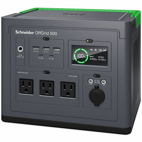 Apc Schneider PPS500 Uncategorized Schneider Electric Multipurpose Power Source - 7.9" Width X 8" Depth X 9.8" Height - 1 Piece - Black 731304736752