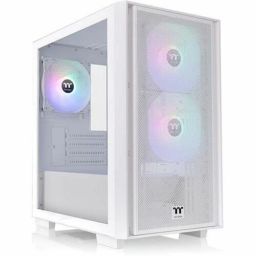 Thermaltake CA-1Y8-00S6WN-01 Computer Cases Thermaltake Versa H16 Tg Argb Snow Micro Tower Chassis - Micro Tower - Snow - Mesh, Tempered Glass,  Ca1y800s6wn01 841163094884