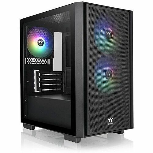 Thermaltake CA-1Y8-00S1WN-02 Computer Cases Thermaltake Versa H16 Tg Argb Micro Tower Chassis - Micro Tower - Black - Mesh, Tempered Glass, Spcc Ca1y800s1wn02 841163094877