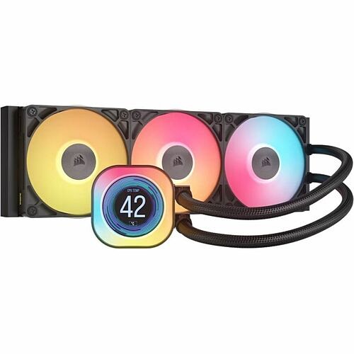 Corsair CW-9061023-WW Processor/Case Fans Corsair Icue Link Titan 360 Rx Lcd Cooling Fan/radiator/water Block - 4.72" Maximum Fan Diameter - 3 Cw9061023ww 840440482956