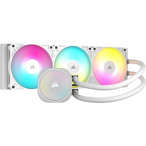 Corsair CW-9060095-WW Processor/Case Fans Corsair Nautilus 360 Rs Argb Liquid Cpu Cooler - White - 4.72" Maximum Fan Diameter - 3 X Fan(s) - 7 Cw9060095ww 840006687597