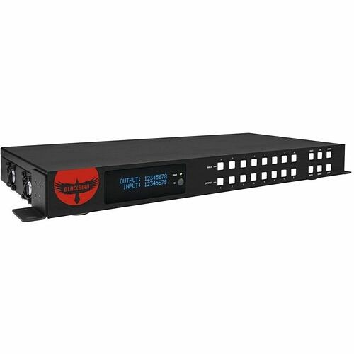 Monoprice 44557 VGA Switchboxes Monoprice Blackbird Pro-series 4k60 8x8 Video Matrix, Yuv 4:4:4, Ir Remote, Dolby Truehd, Dts-hd Mas 889028190241