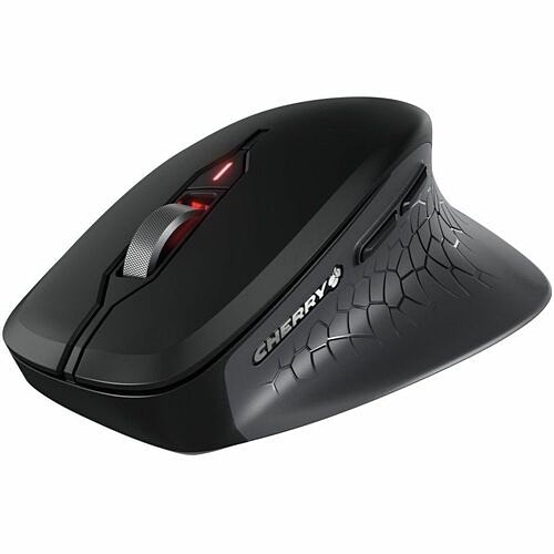Cherry JW-8550-2 Pointing Devices (Mice) Cherry Mouse Comfort Wireless And Ergonomic - Black, Right-handed Users, Aes-128 Encryption, Whisper Q Jw85502 840183607524