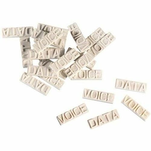 C2g KSICON-88 Labels Ortronics Voice/data Icon (2-sided) For Keystone Jacks And Patch Panels - 5/32" Height X 15/32" Widt Ksicon88 662875531692