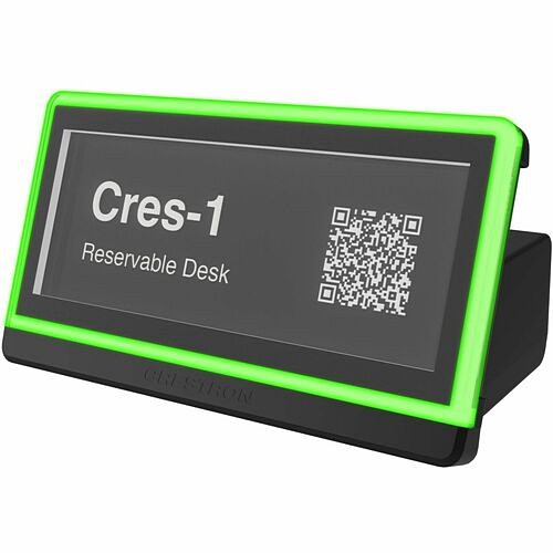 Crestron 6513178 Miscellaneous Devices Crestron Dss-100 Desk Scheduling Status Indicator - 1.7" Height X 3" Width X 1.9" Depth - Black - Po 