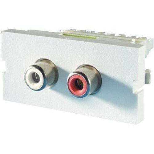 C2g 60900314 Faceplates & Mounting Boxes Sii2/rca 1-red                 Accs - 1-wht110flushfog White (60900314) 662875478362