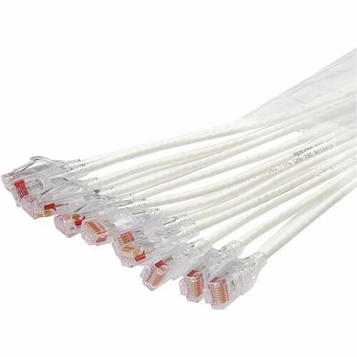 C2g EZFPR6A03Q24-09 Cables Ortronics Ez Patch Flat Pack Reduced Diameter Cat6a 3ft, 24 Pack, White - 3 Ft Category 6a Network C Ezfpr6a03q2409 662875008637