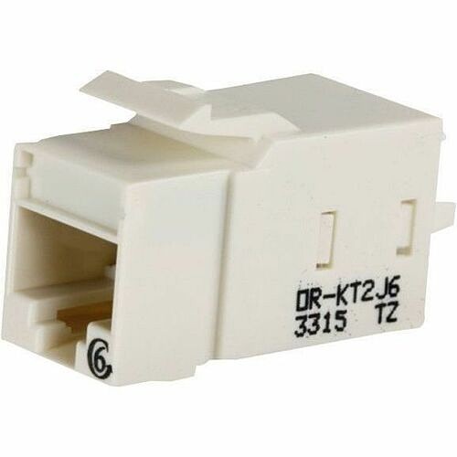 C2g KT2J625 Cable Ends/Connectors Ortronics Keystone Cat6 Jack Fog White, 25pk - 25 Pack - 1 X Rj-45 Keystone - Female - Fog White (kt 662875882909