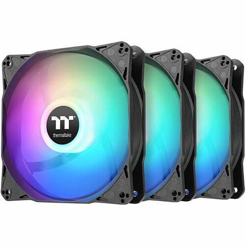 Thermaltake CL-F204-PL12SW-A Processor/Case Fans Thermaltake Le120 Argb Sync Pc Cooling Fan (3-fan Pack) - 4.72" Maximum Fan Diameter - 3 X Fan(s) -  Clf204pl12swa 841163097281