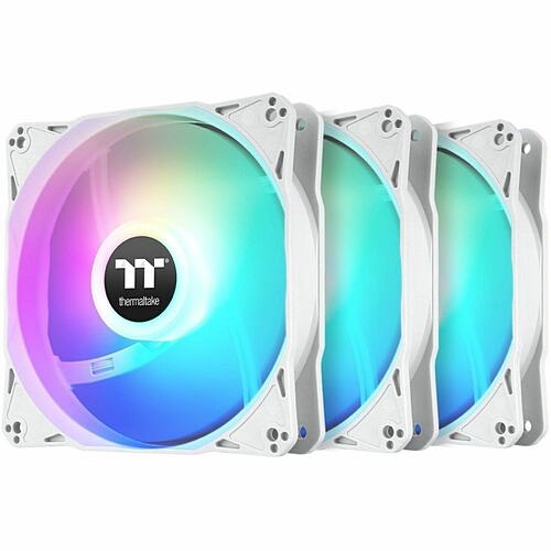 Thermaltake CL-F205-PL12SW-A Processor/Case Fans Thermaltake Le120 Argb Sync Pc Cooling Fan White (3-fan Pack) - 4.72" Maximum Fan Diameter - 3 X Fan Clf205pl12swa 841163097298