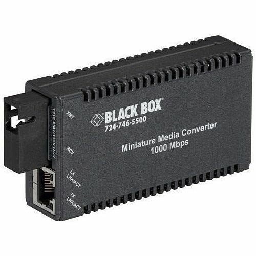 Black Box LGC126A-R4 Transceivers/Media Converters Black Box Multipower Miniature Transceiver/media Converter - 1 X Network (rj-45) - 1 X Sc Ports - Si Lgc126ar4 822088279259