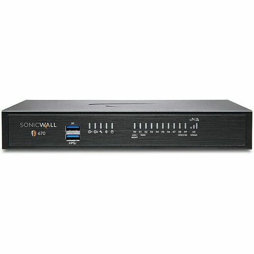 Sonicwall 03-SSC-3029 Network Security & Firewalls Sonicwall Tz670 Network Security/firewall Appliance - Intrusion Prevention - 8 Port - 10/100/1000bas 03ssc3029 758479330295