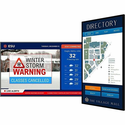 Planar 998-3934-00 Digital Signage Systems Planar Slp65-t 4k Lcd Touch Display - 65" Lcd - Touchscreen - 24 Hours/7 Days Operation - 3840 X 216 998393400 810069811598