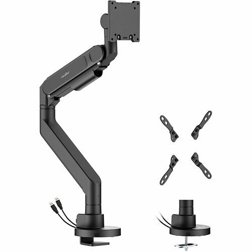 Rocstor Y10N031-B1 Mounting Kits Rocstor Ergoreach Mounting Arm For Monitor, Curved Screen Display, Flat Panel Display - Matte Black  Y10n031b1 810136922257