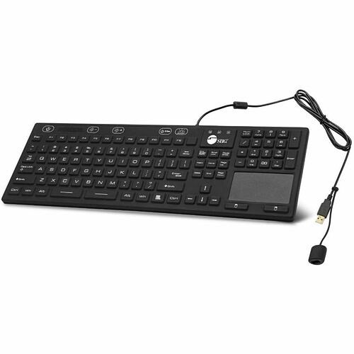 Siig JK-US0W11-S1 Keyboards & Keypads Siig Industrial/medical Washable And Dustproof Keyboard W/ Touchpad - Industrial/medical Grade Washabl Jkus0w11s1 662774046563