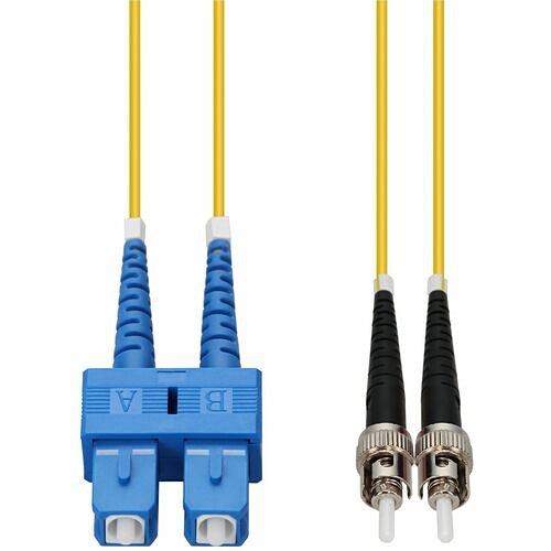 Addon ADD-SC-ST-0-5M9SMF Cables Addon 0.5m Sc To St Yellow Os2 Duplex Ofnr (riser-rated) Smf Fiber Patch Cable - 1.64 Ft Fiber Optic Addscst05m9smf 821455142417