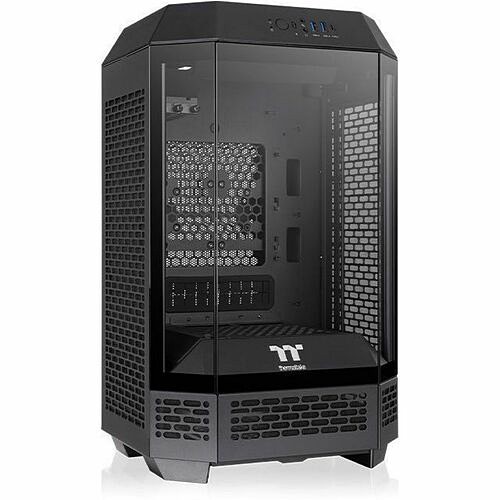 Thermaltake CA-1Z9-00S1WN-00 Computer Cases Thermaltake The Tower 250 Mini Tower Chassis - Mini-tower - Black - Tempered Glass, Spcc - 2 X 120mm Ca1z900s1wn00 841163097229