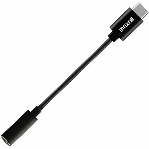 Maxell 197294 Cables Maxell Usb-c Headphone Adapter - Mini-phone/usb-c Audio Cable For Notebook, Audio Device, Cellular P 025215516252