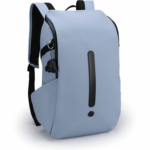 Swissdigital SD1685-13 Carrying Cases Swissdigital Design Lamone Carrying Case (backpack) For 16" Notebook - Light Blue - Rfid Resistant,  Sd168513 810142331852