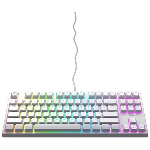Cherry CX-K4V2-RGB-TKL-WH-R-US Keyboards & Keypads Cherry Xtrfy K4v2 Rgb Tkl Wired Mechanical Gaming Keyboard - Mx2a Red Switches, White, Customizable  Cxk4v2rgbtklwhrus 842597105245