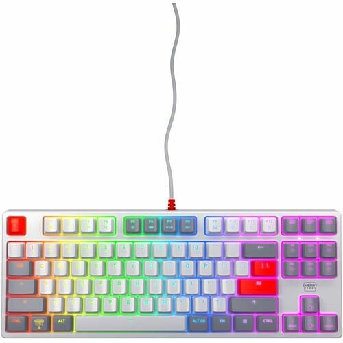 Cherry CX-K4V2-RGB-TKL-RETRO-R-US Keyboards & Keypads Cherry Xtrfy K4v2 Rgb Tkl Wired Mechanical Gaming Keyboard - Mx2a Red Switches, Retro, Customizable  Cxk4v2rgbtklretrorus 842597105245