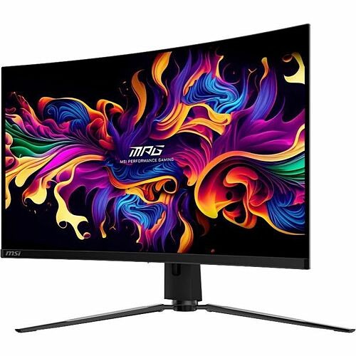Msi MPG321CURXQDOLED Monitors Msi Mpg 321curx Qd-oled 32" Class 4k Uhd Curved Screen Gaming Oled Monitor - 16:9 - Metallic Black - 824142378793
