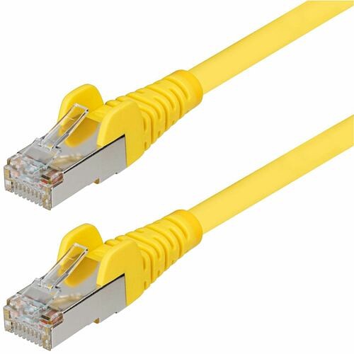 Startech NLYL-25F-CAT6A-PATCH Cables Startech.com 25ft Yellow Cat6a Ethernet Cable, Snagless Rj45, 10g, 100w Poe, S/ftp, Lszh, 27awg Bare Nlyl25fcat6apatch 065030914444
