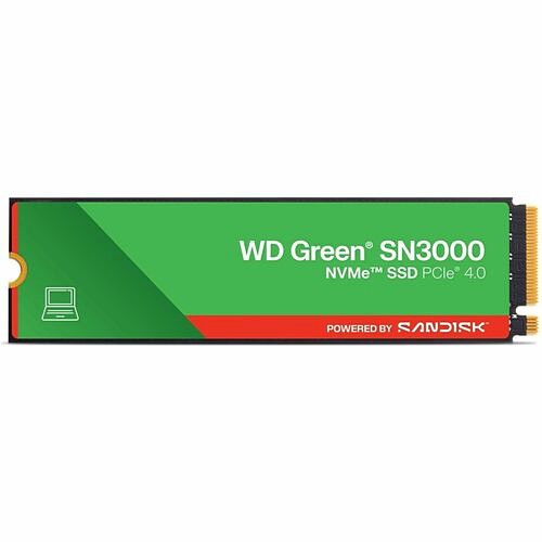 Sandisk WDS100T4G1E-00CPS0 Hard Drives Western Digital Green Sn3000 1 Tb Solid State Drive - Internal - Pci Express Nvme (pci Express Nvme  Wds100t4g1e00cps0 718037904603
