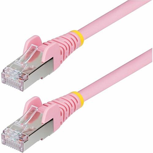 Startech NLPN-6IN-CAT6A-PATCH Cables Startech.com 6in Pink Cat6a Ethernet Cable, Snagless Rj45, 10g, 100w Poe, S/ftp, Lszh, 27awg Pure Co Nlpn6incat6apatch 065030913737
