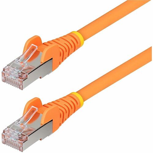 Startech NLOR-6IN-CAT6A-PATCH Cables Startech.com 6in Orange Cat6a Ethernet Cable, Snagless Rj45, 10g, 100w Poe, S/ftp, Lszh, 27awg Pure  Nlor6incat6apatch 065030913744