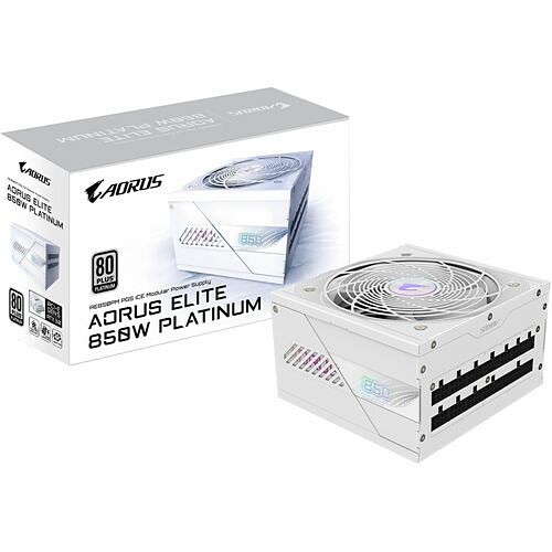 Gigabyte GP-AE850PM PG5 ICE Power Supplies Gigabyte Aorus Elite Gp-ae850pm Pg5 Ice 850w Power Supply - Atx - 120 V Ac, 230 V Ac Input - 3.3 V D Gpae850pmpg5ice 810162140045