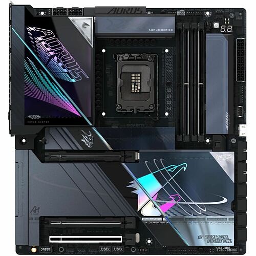 Gigabyte Z890AORUSMASTERAITOP Motherboards Gigabyte Ultra Durable Z890 Aorus Master Ai Top Gaming Desktop Motherboard - Intel Z890 Chipset - So 889523045831