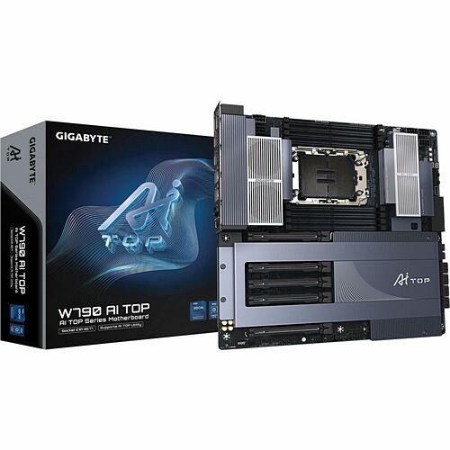 Gigabyte W790AITOP Motherboards Aorus Ultra Durable W790 Ai Top Workstation Motherboard - Intel W790 Chipset - Socket Lga-4677 - Ext 889523047798